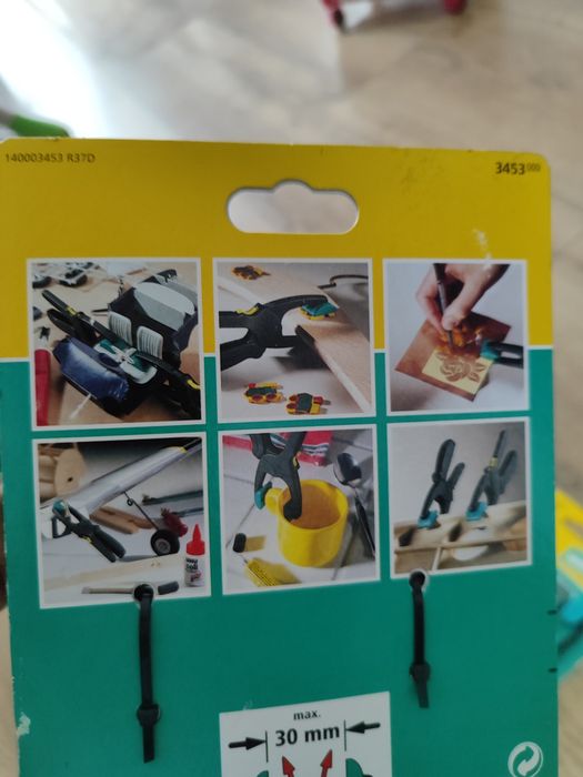 Wolfcraft Ścisk zapadkowy MINI QuickFix S 2 sztuki, Nowe