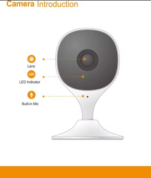 Внутрішня Wi-Fi відеокамера IMOU Cue 2E 2MP/3МР