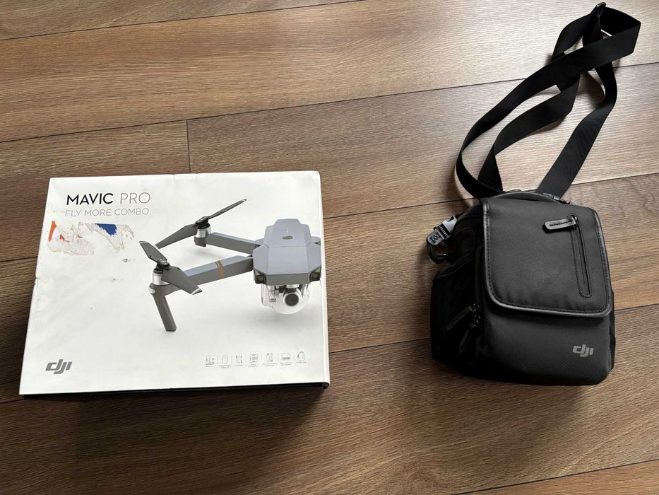 Dron DJI Mavic Pro – Kompletny zestaw | 3 akumulatory | Stan jak nowy