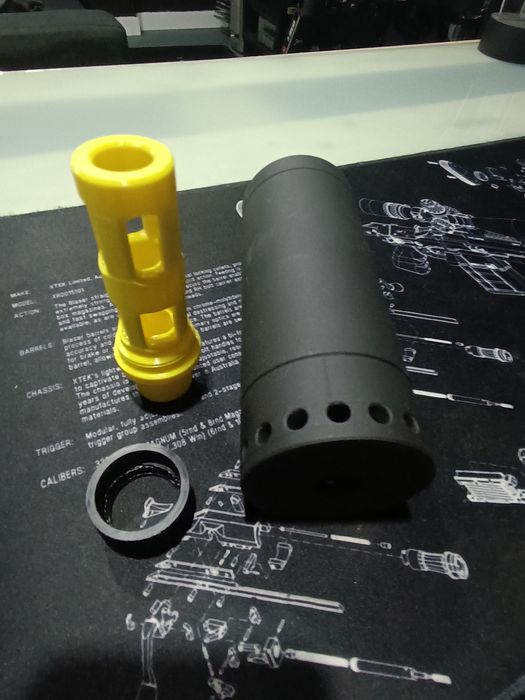 Silenciador 3d zenitco airsoft