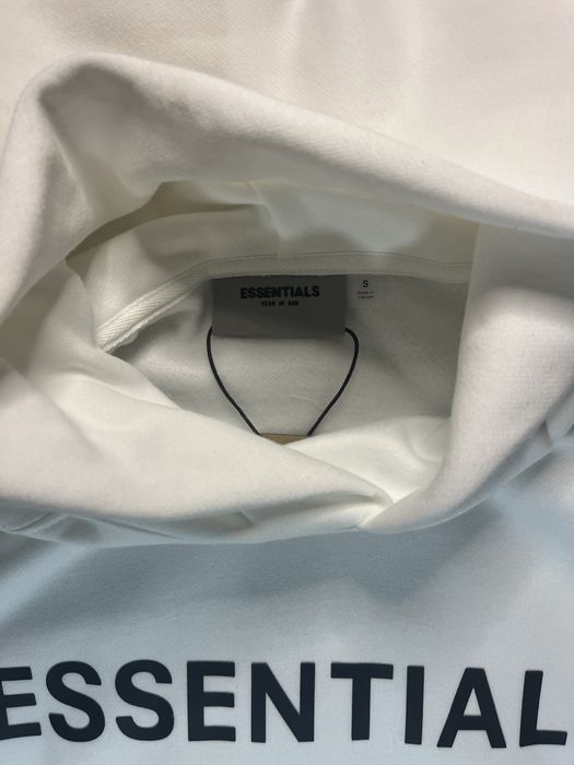 Hoodie Essentials Fear of God Branco / Off-White Original