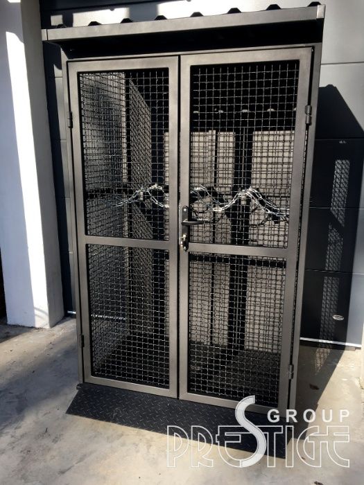 Box Szafa, klatka na butle gazu technicznego na 8 butli Wiata na butle