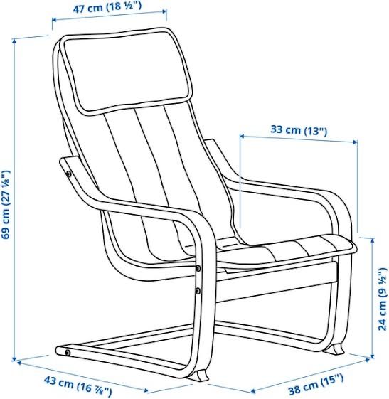 Poltrona ikea crianca