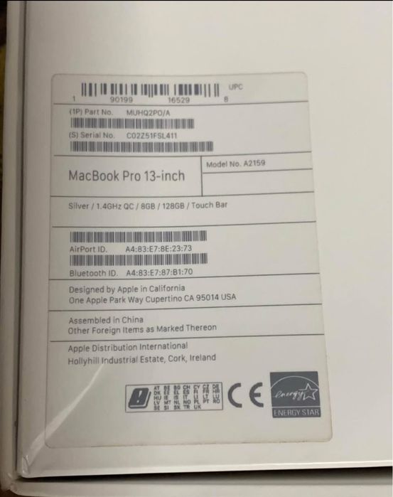 Appp mac 13 pro tuch bar