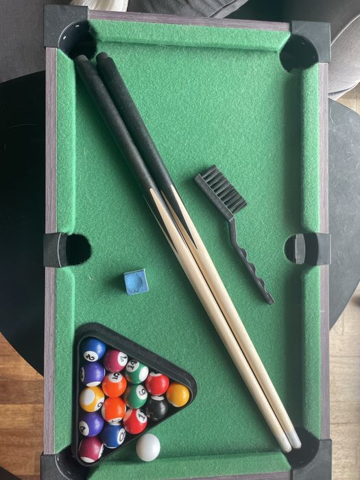 Mini snooker muito bom estado