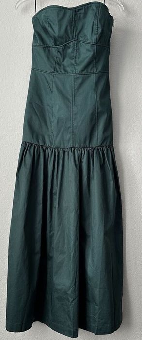 Zara szmaragdowa sukienka NOWA rozmiar XL