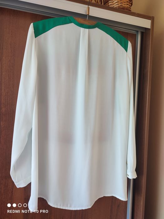 Блузка шифонова з довгими рукавами