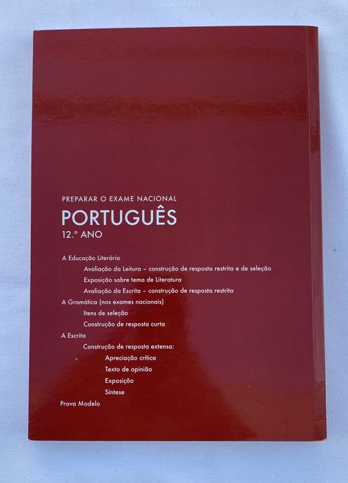 Livro Preparar para o exame nacional Português 12ano