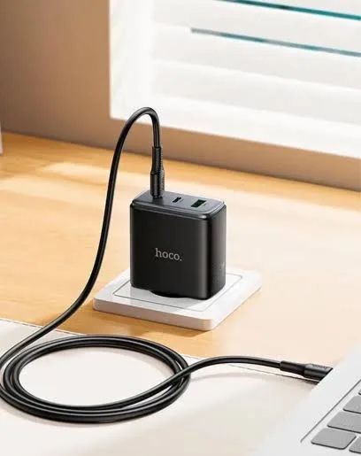 Зарядное устройство 65w Hoco 160A  GaN 2PD QC 3.0