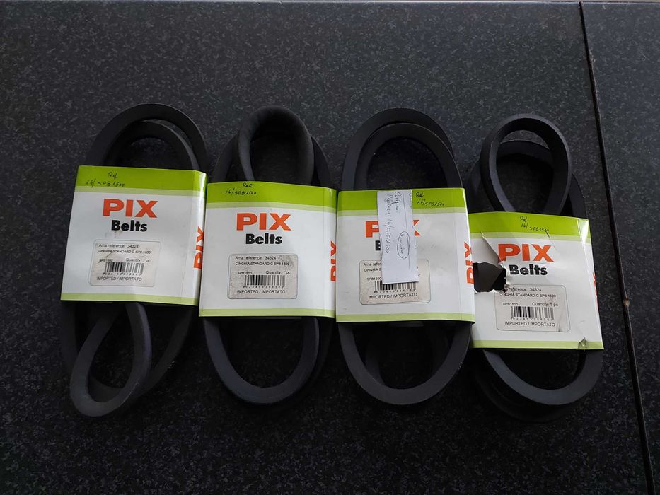 Correias Originais JA&MA SPB-1500 - para Triturador de Martelos Reboal