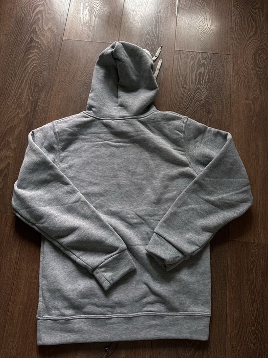 Trapstar bluza szara z nadrukiem z kapturem