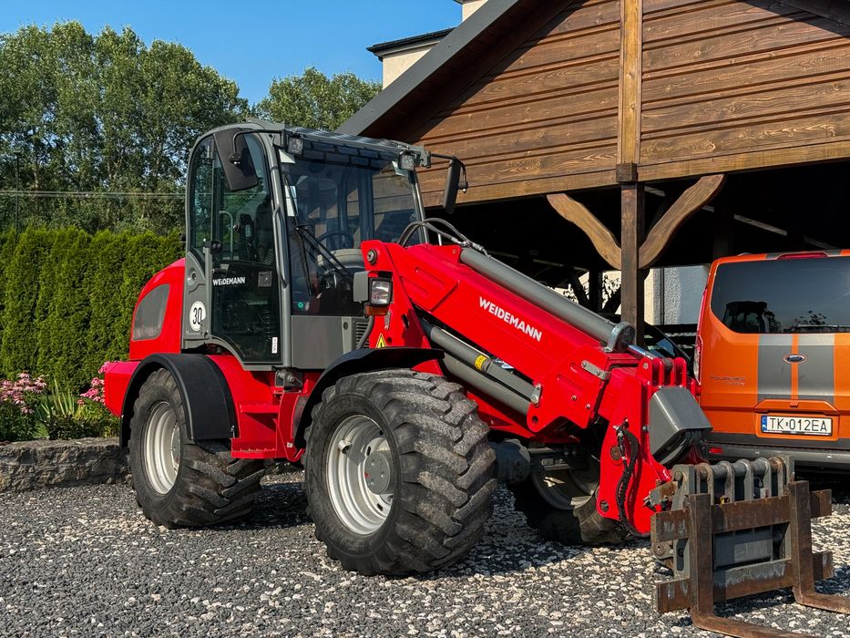Weidemann 5080 T ładowarka teleskopowa przegubowa 2015 r. widły