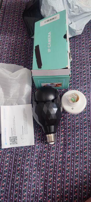 Câmera segurança com 39 luzes, WIFI HD 1080P liga