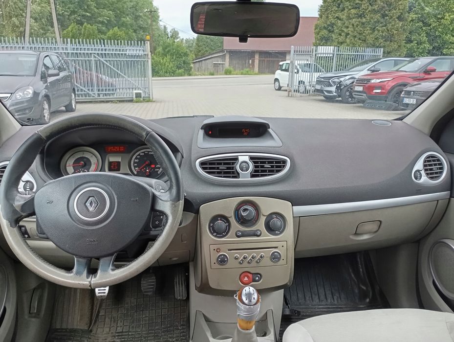renault clio 3 iii deska konsola kokpit airbag air bag poduszki napinacze