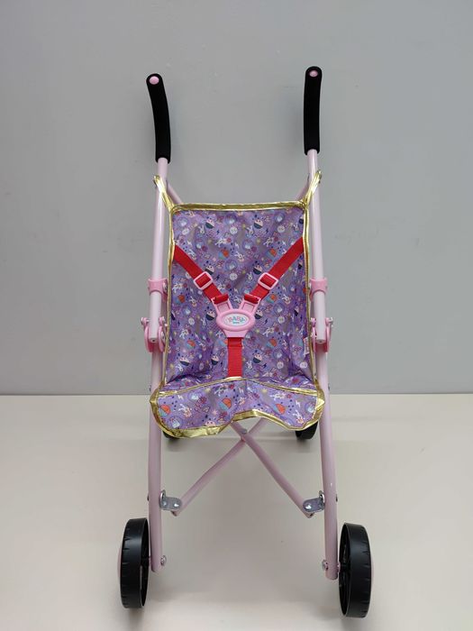 Wózek dla lalki spacerówka Baby Born 43 cm parasolka składany (E4)