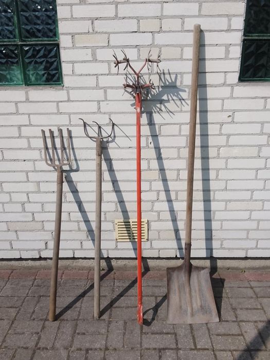 Вила, лопата совкова, культиватор, вила, садовий інструмент