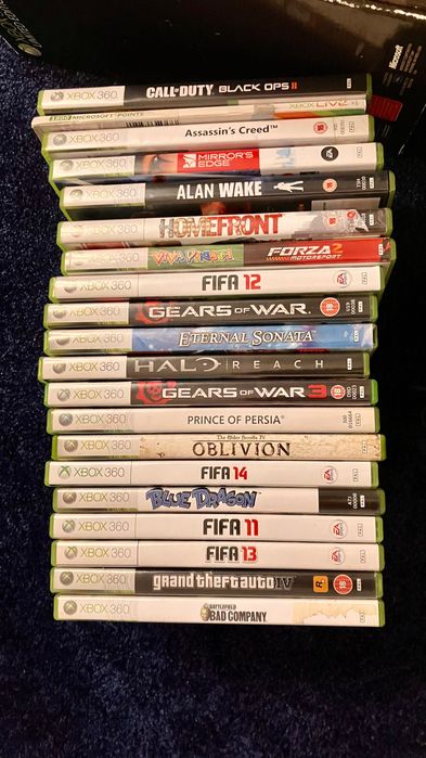 Consola Xbox 360 Slim Halo Reach Limited Edition + Jogos