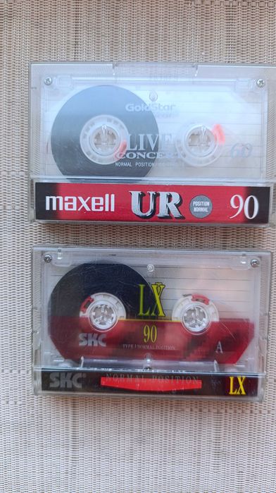Аудиокассеты Basf, Sony, Maxell, Philips  LG TDK, ZZZ Goldstar.