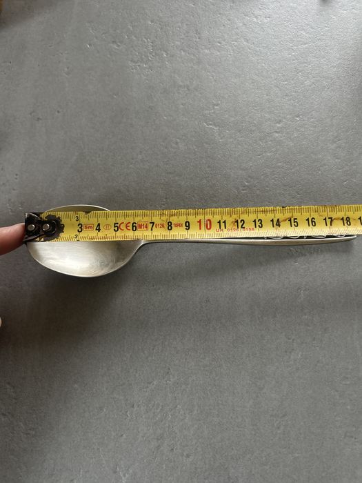 Stara łyzka posrebrzana