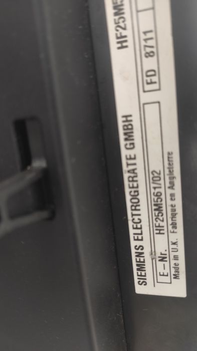 Mikrofalówka do zabudowy Siemens HF25M561