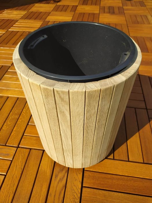 Donica doniczka drewniana