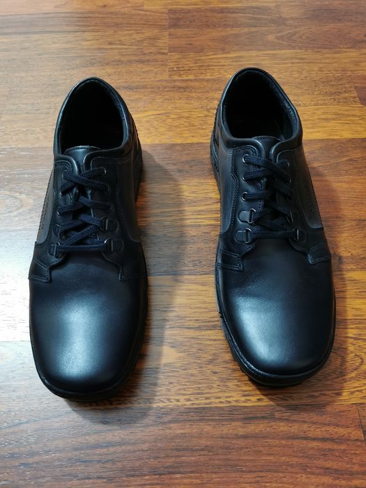 Skórzane Buty Męskie Joker Lekkie Wygodne Rozmiar 40 Czarne