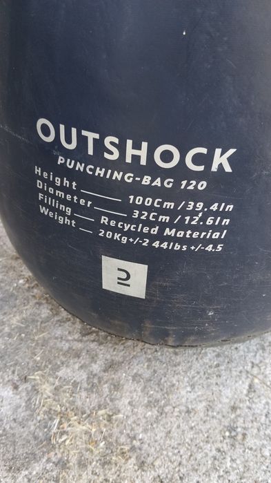 Saco de Boxe Outshock 120 (20kg)