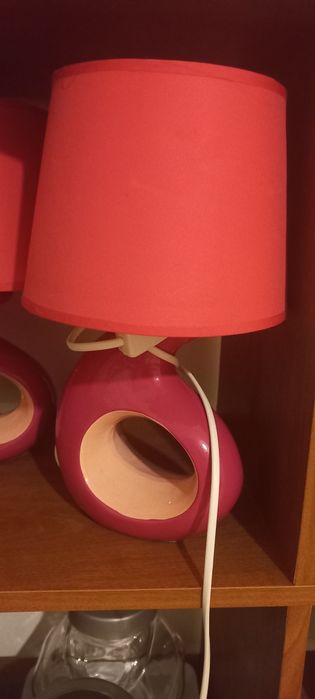 Candeeiros de mesa rosa