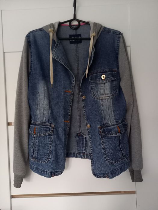 Bluza jeansowo-dresowa