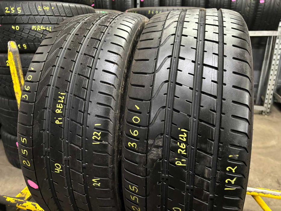 2X OPONY LETNIE 255/40R21 102Y Pirelli P Zero XL 6.6MM 2022R CAŁE!