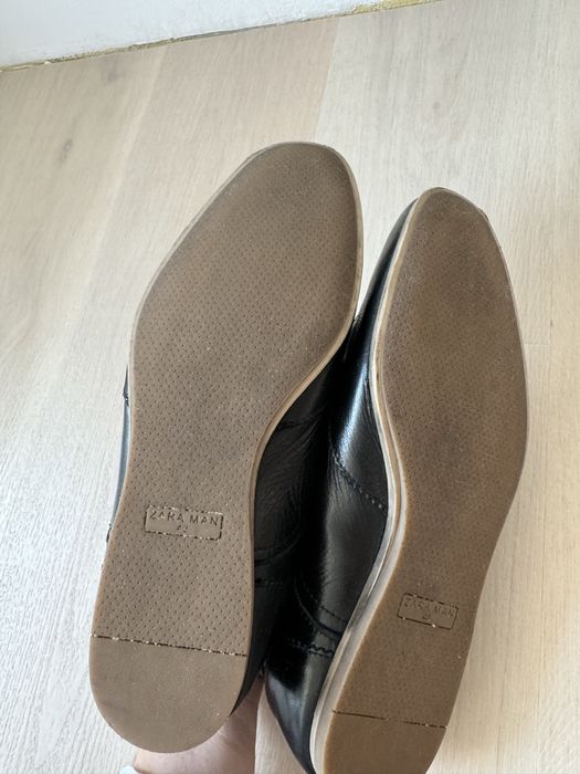 ZARA Man skórzane męskie buty skóra naturalna 42