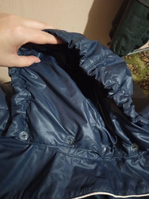 Куртка демісезонна синя 50-52 розміру XL-XXL