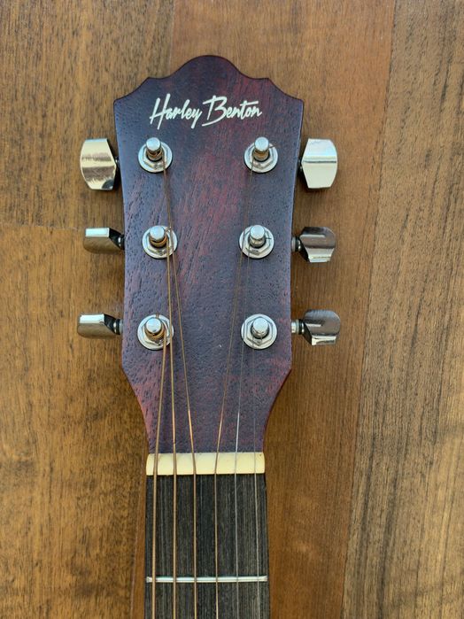 Guitarra Harley Benton Delta Blues DCE