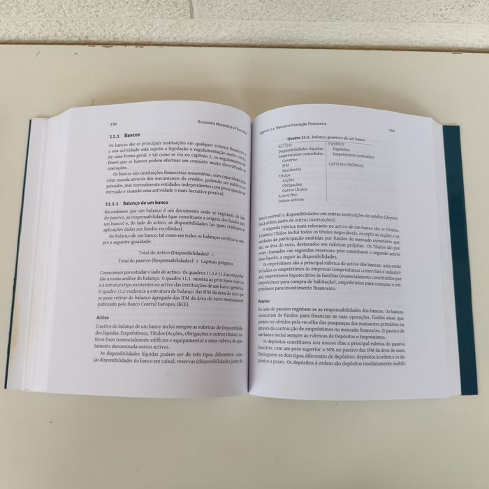 Livro Economia Monetária e Financeira e texto de apoio.