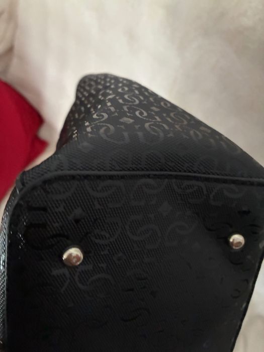 Torebka torba shopper Guess czarna duza