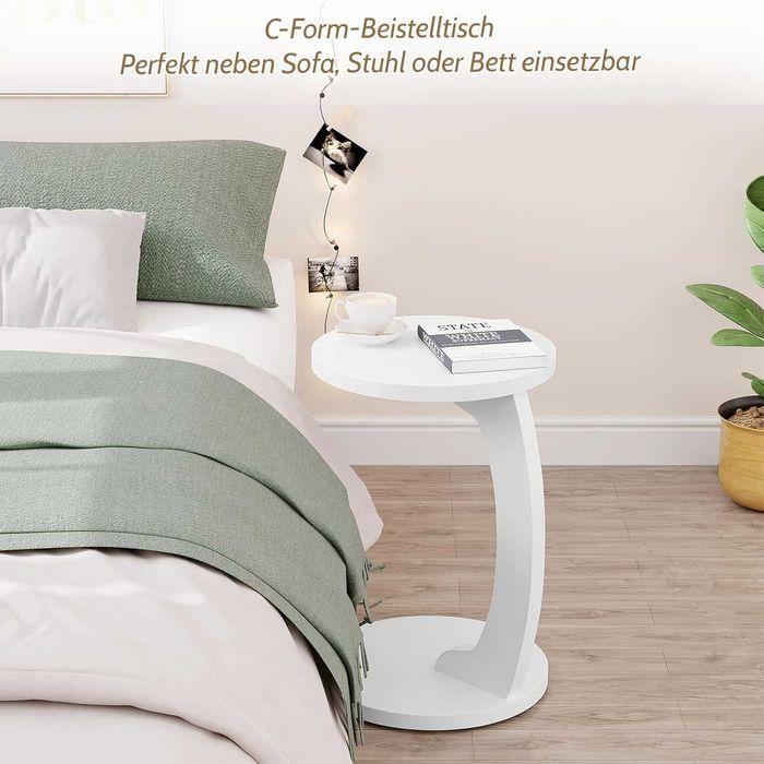 Nowy stolik boczny /blat /stoliczek /półka /stojak/ stół okrągły !K71!