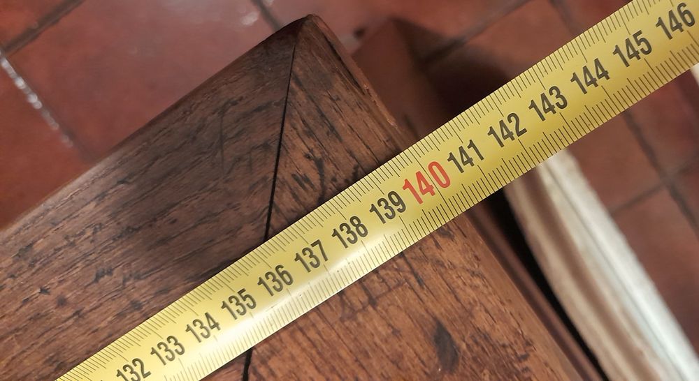 Secretária vintage, em madeira maciça