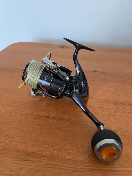 Shimano Stella SW 5000 PG Angelrolle com Gomexus Knauf