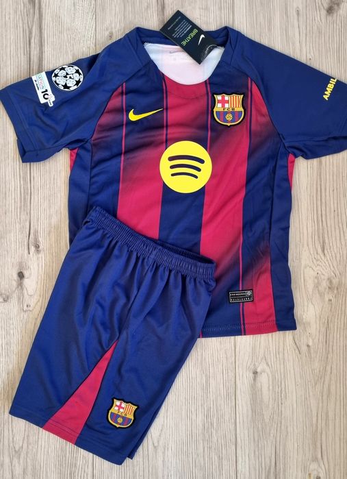 Strój piłkarski fc Barcelona Yamal roz 146-152 cm