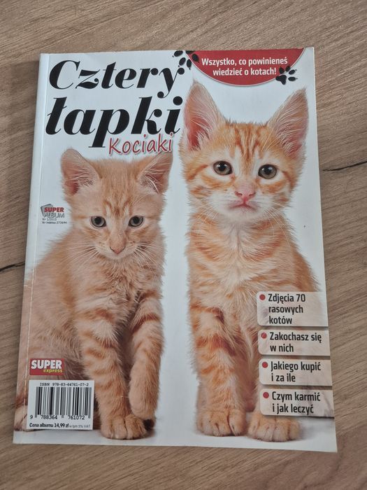 Czasopismo cztery łapki kociaki