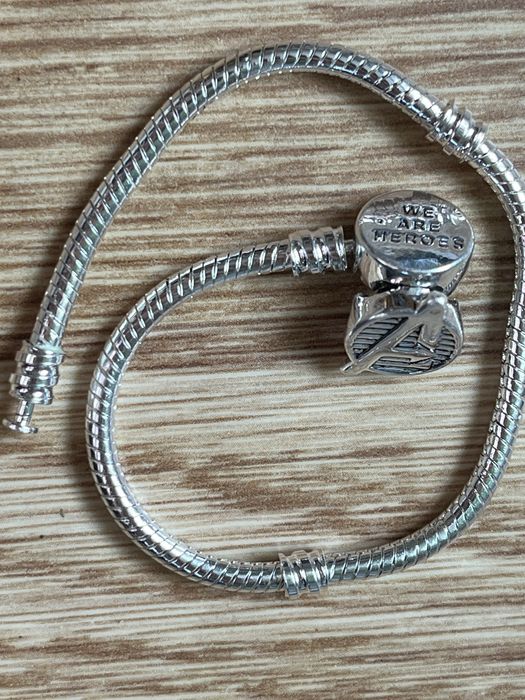 Nowa bransoletka z napisem modułowa jak Pandora