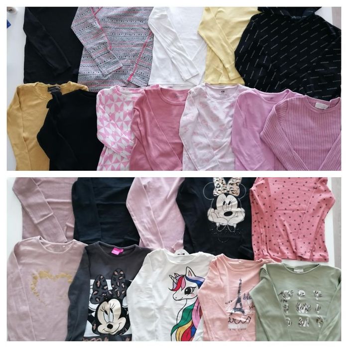 Paka ubrania dla dziewczynki rozmiar 122/128 cm Zara H&M C&A Lindex