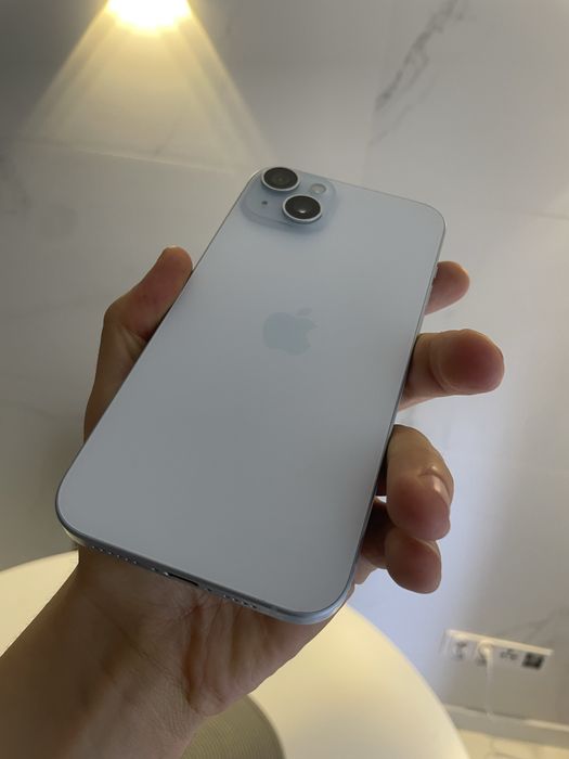 iPhone 15 Plus - 128gb - błękitny - 86% kondycji bat. - etui gratis