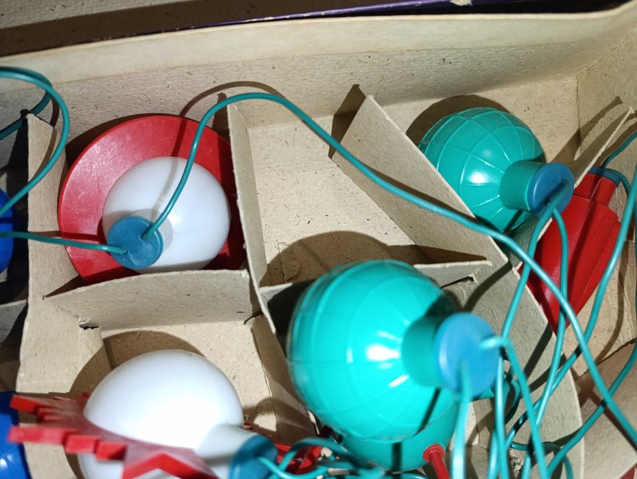 Гирлянда на ёлку из СССР "космос"