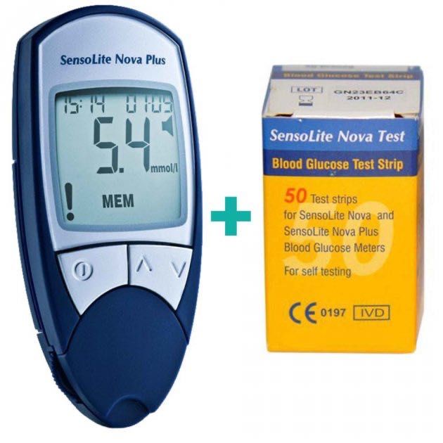 Глюкометр SensoLite Nova Plus