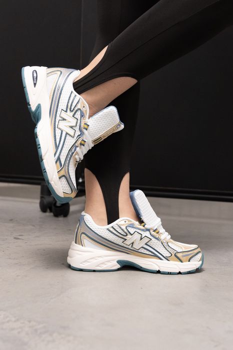 Кросівки Кроссовки New Balance 740 Blue Gold Синий Золотой Синій Золотий Кросовки демісезон