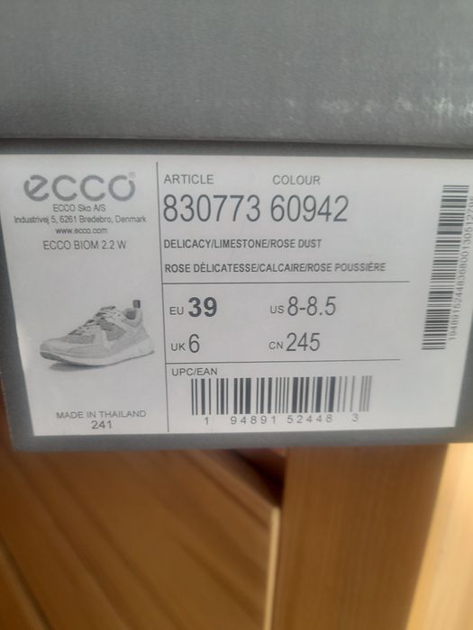 Buty ecco biom 2.2. Rozmiar 39