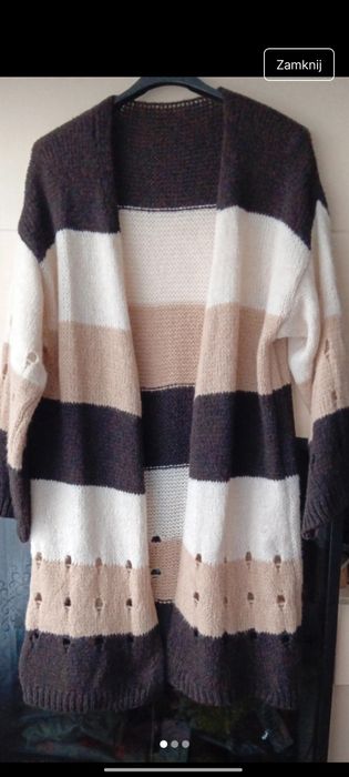 Kardigan damski włoski nowy biust 120