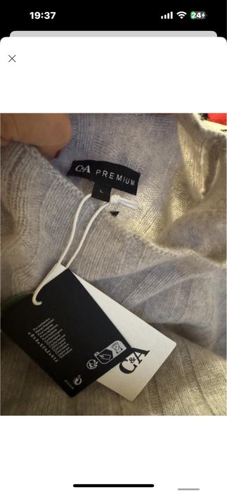 шикарное платье C&A ,100% кашемир!