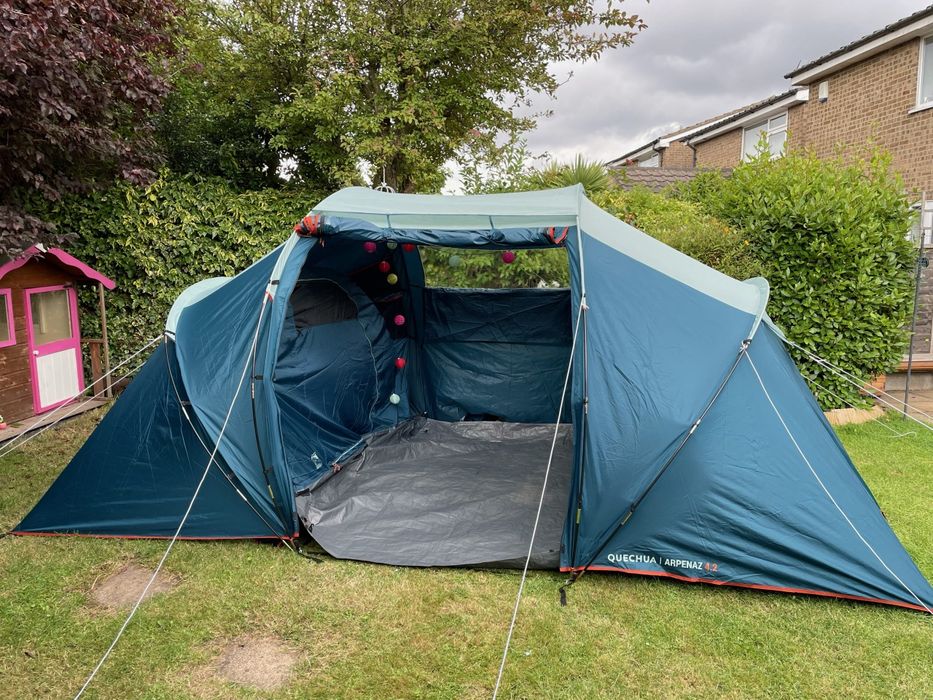 Tenda Decathlon Quechua arpenaz 4.2 2 quartos e 1 sala completa